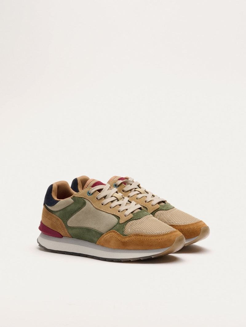 Brown Green Men's Hoff City Viena Trainers | QXX96PH