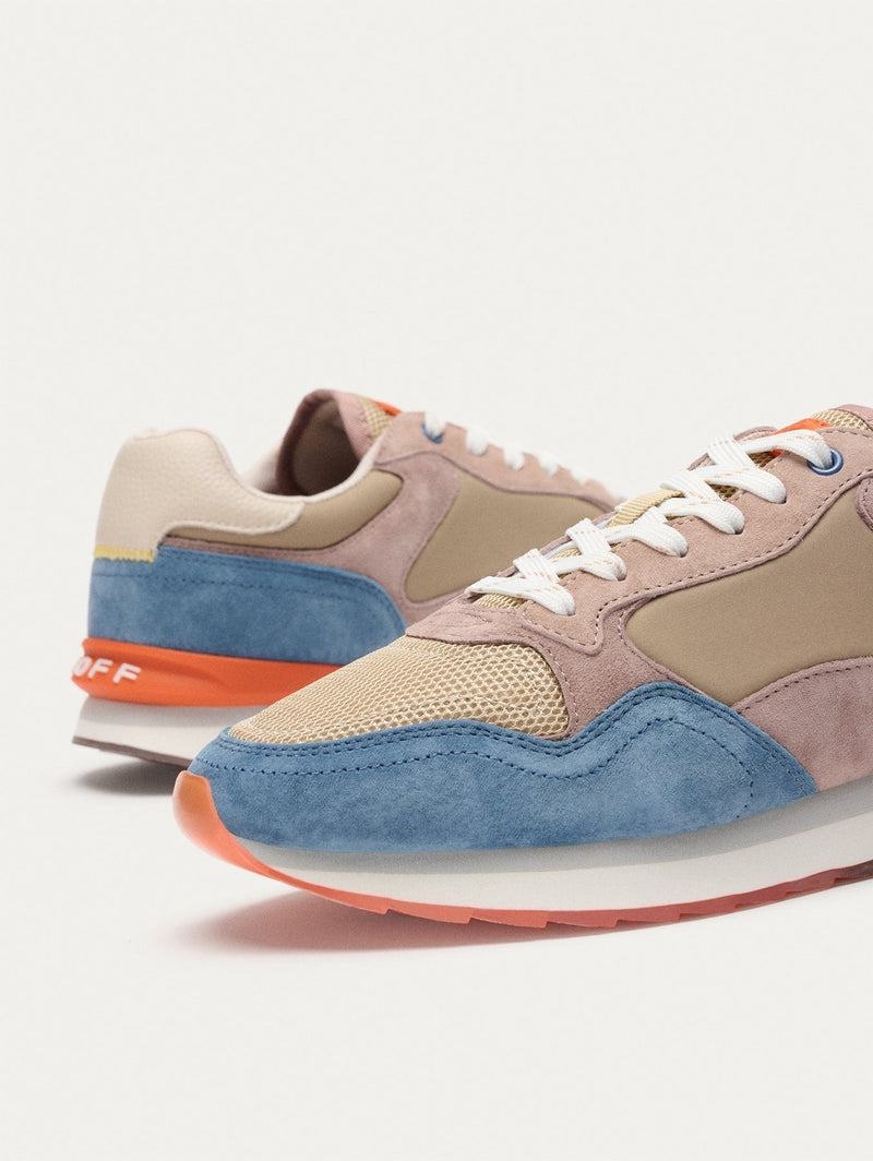 Khaki Pink Blue Men's Hoff City Ottawa Trainers | XWP1692SX