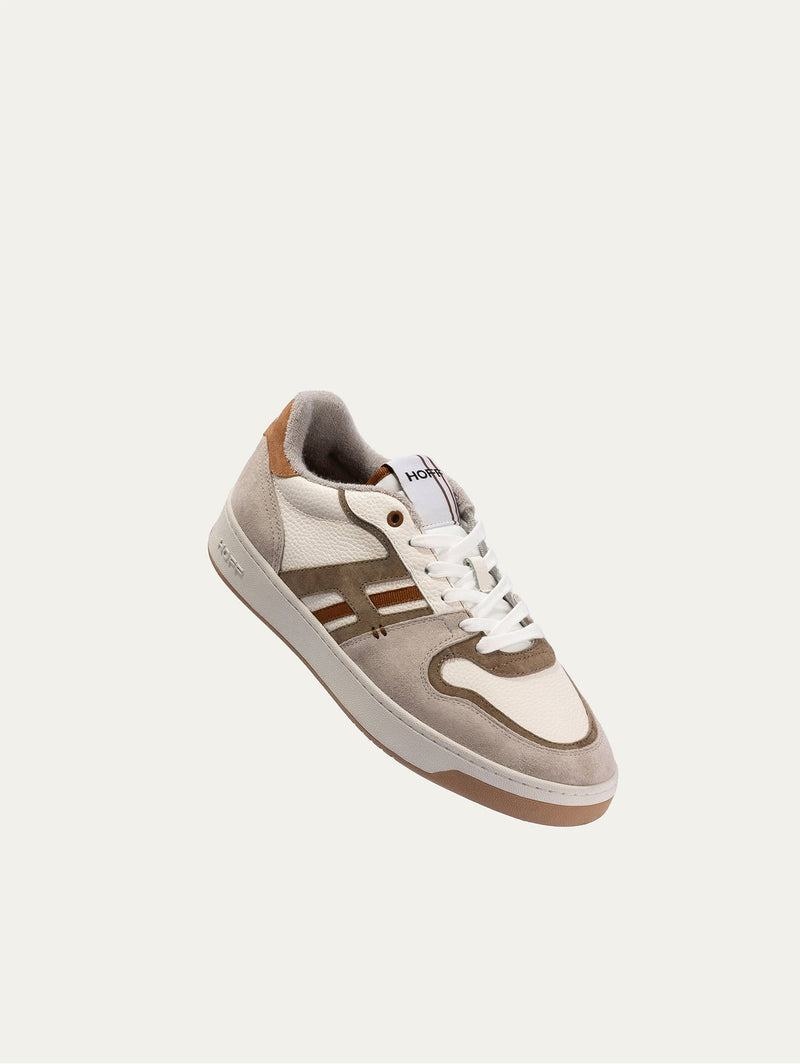 White Grey Brown Men's Hoff Metro Trocadero Trainers | UGE7410VA