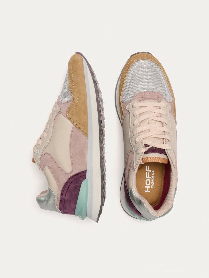 White Pink Brown Women's Hoff City Pasadena Trainers | GXV9686CV