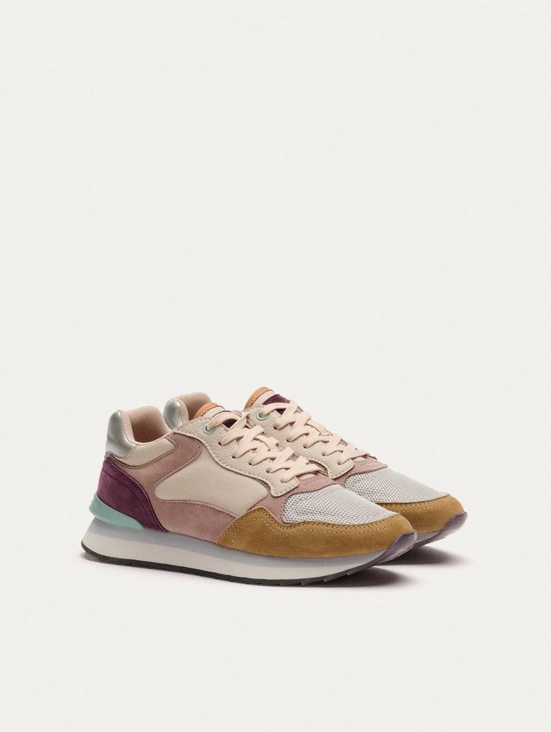 White Pink Brown Women's Hoff City Pasadena Trainers | GXV9686CV