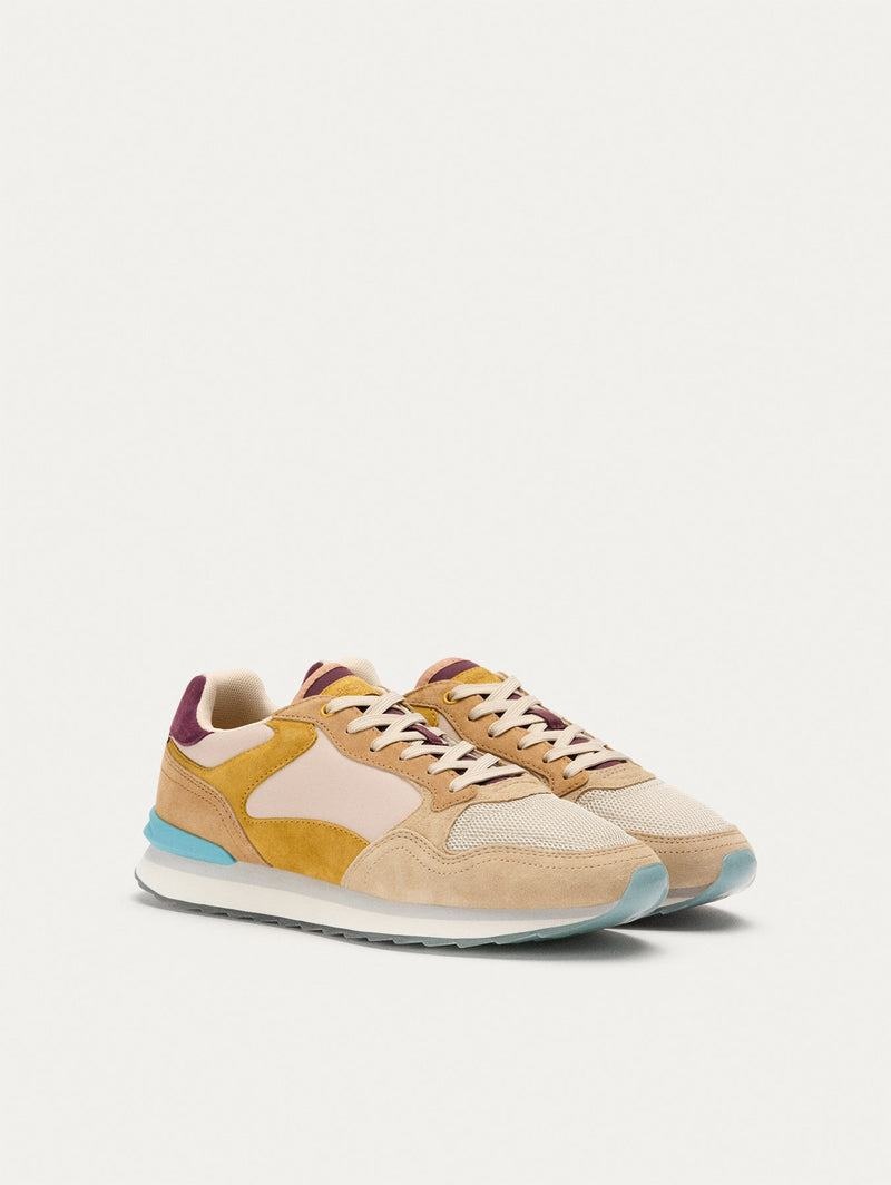 Yellow Brown White Men's Hoff City Abu Dhabi Trainers | THT141HI