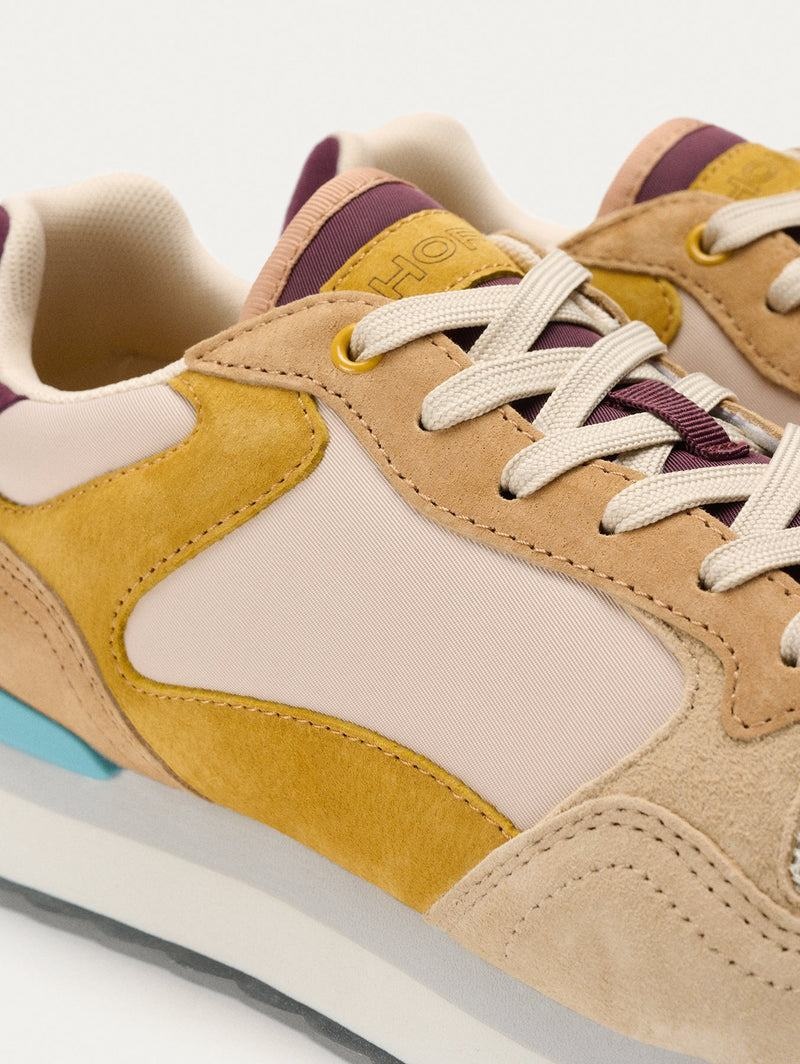 Yellow Brown White Men's Hoff City Abu Dhabi Trainers | THT141HI